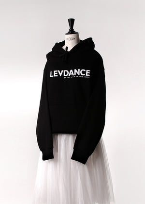 LEVDANCE LEV ballet hoodie BLACK