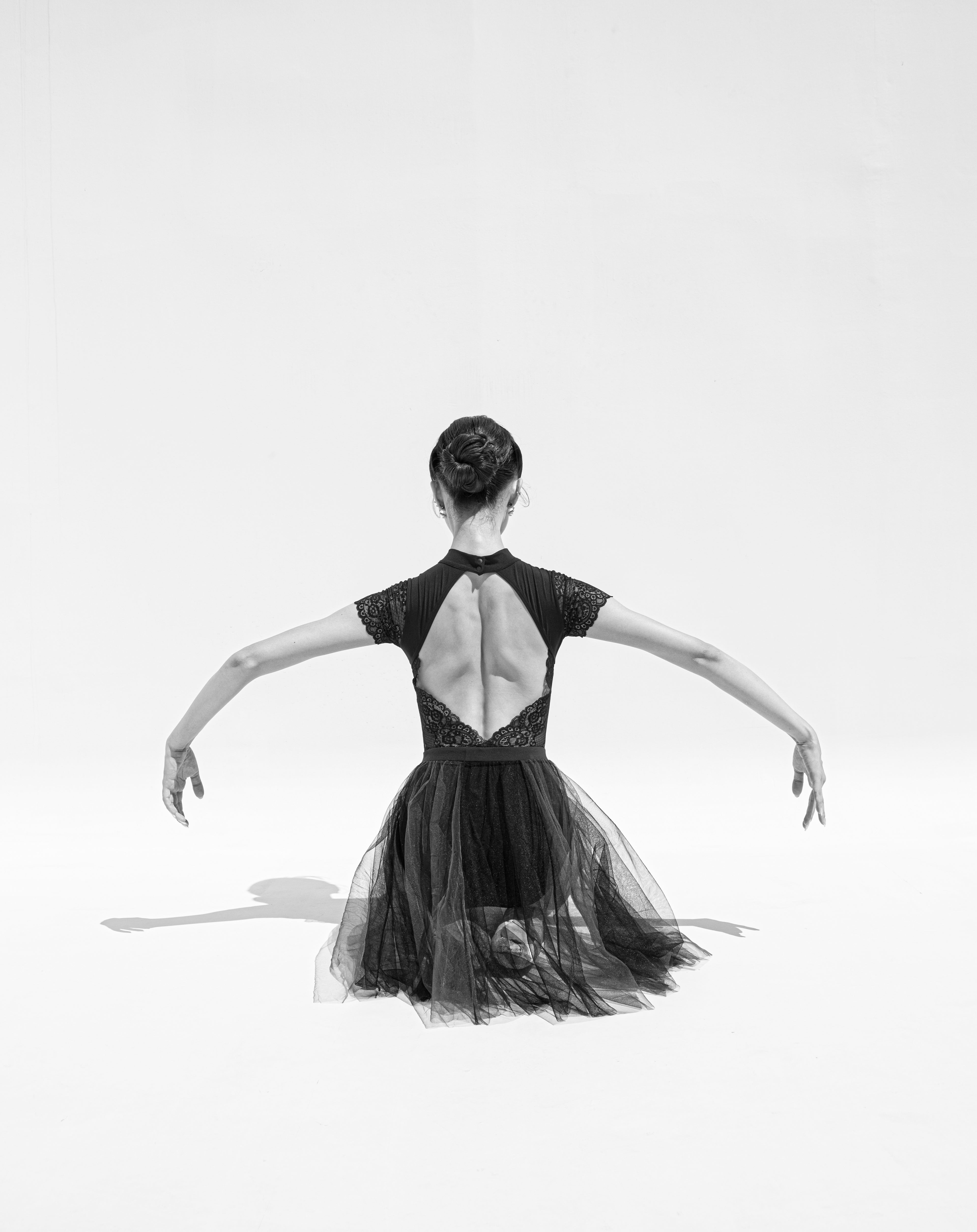 iiLaire selene ballet leotard in black